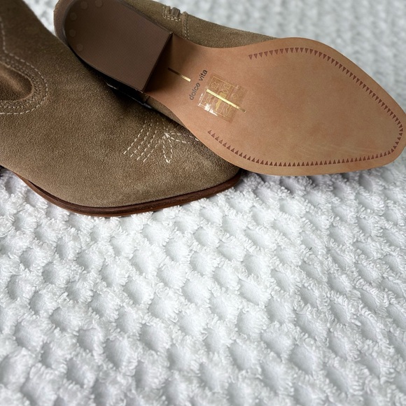 Dolce Vita Tan Suede Ankle Boots - Picture 4 of 5